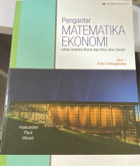 Pengantar Matematika Ekonomi