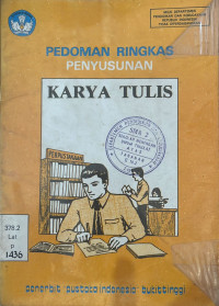 Pedoman Penyusunan Karya Tulis