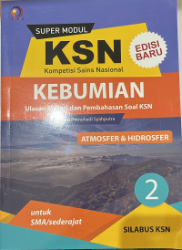 KSN (Kompetisi Sains Nasional) Kebumian untuk SMA/sederajat Jilid 2